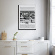 Lubbock Travel B&W Poster