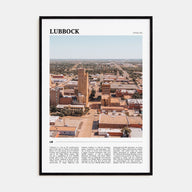 Lubbock Travel Color Poster