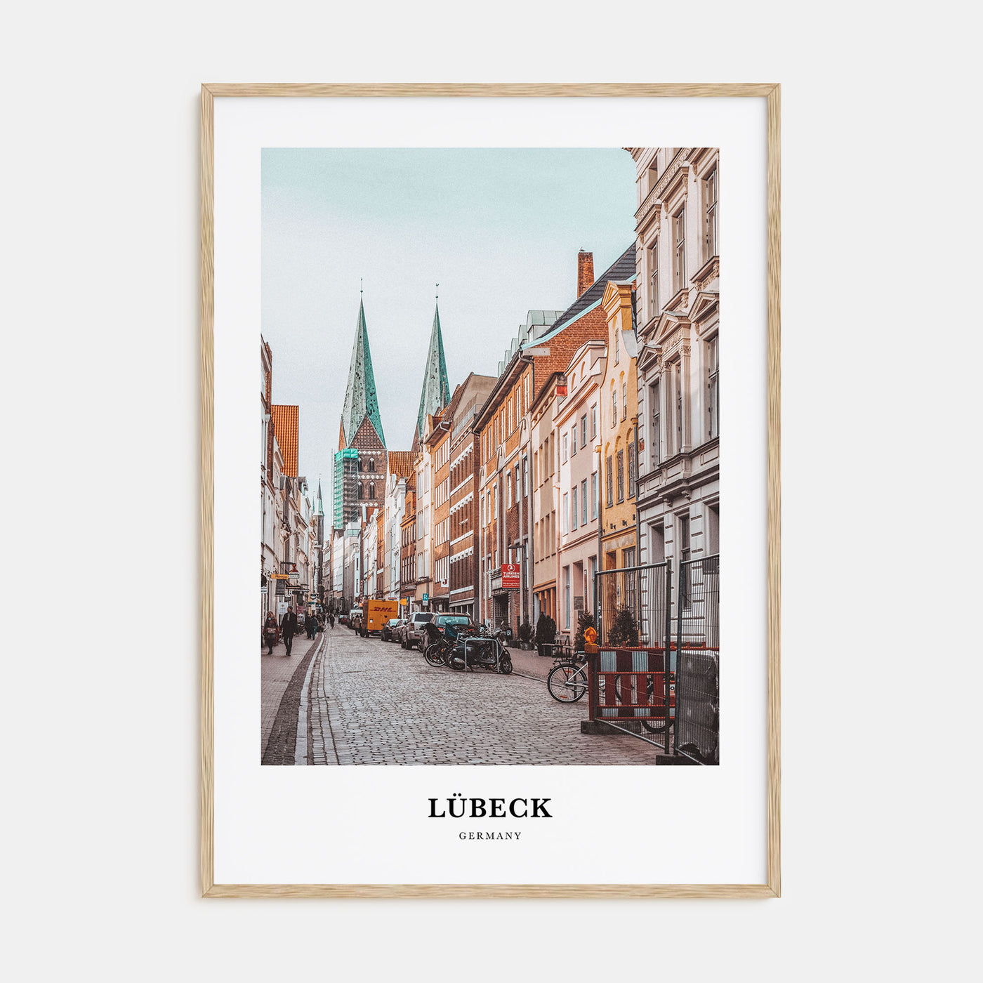 Lübeck Portrait Color Poster