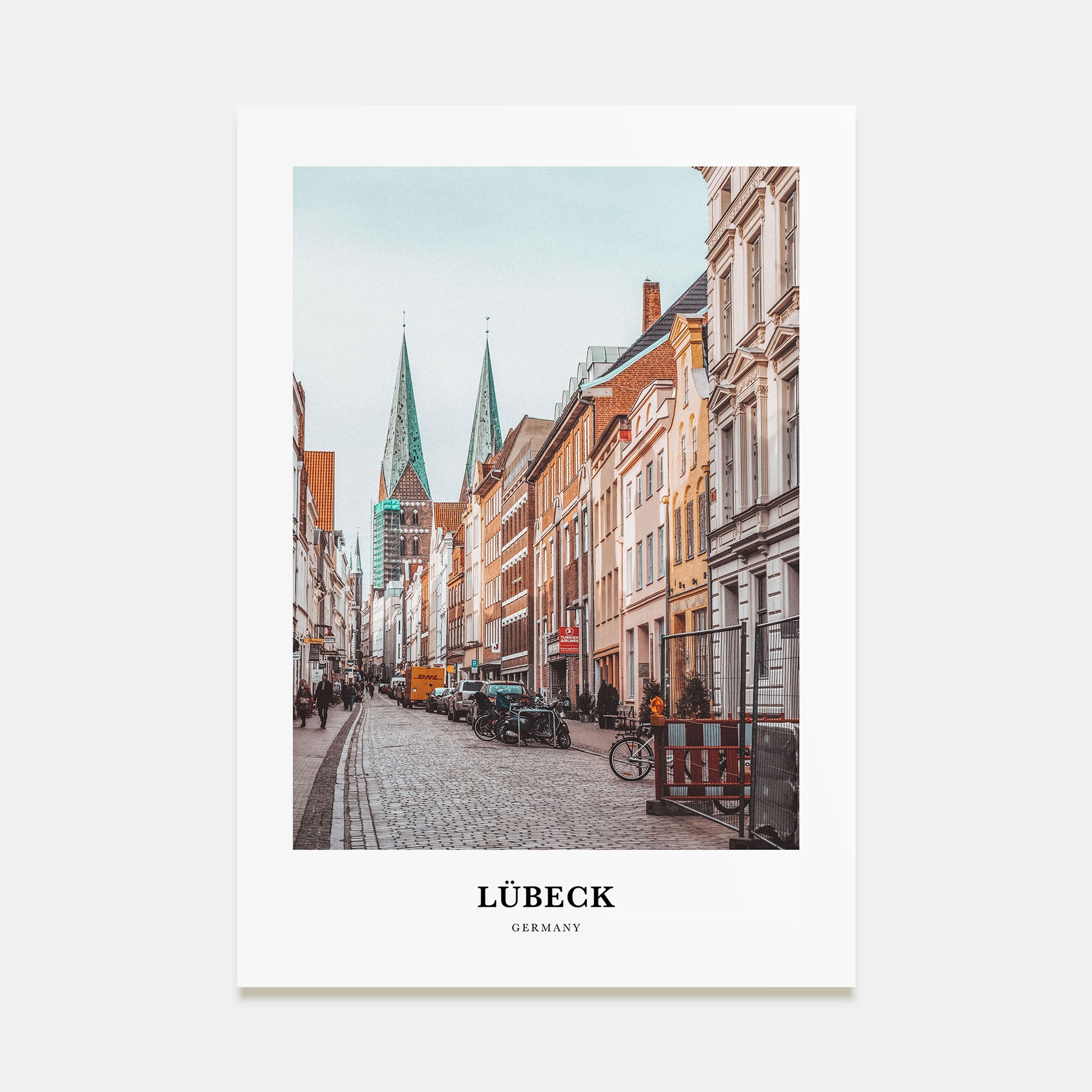 Lübeck Portrait Color Poster