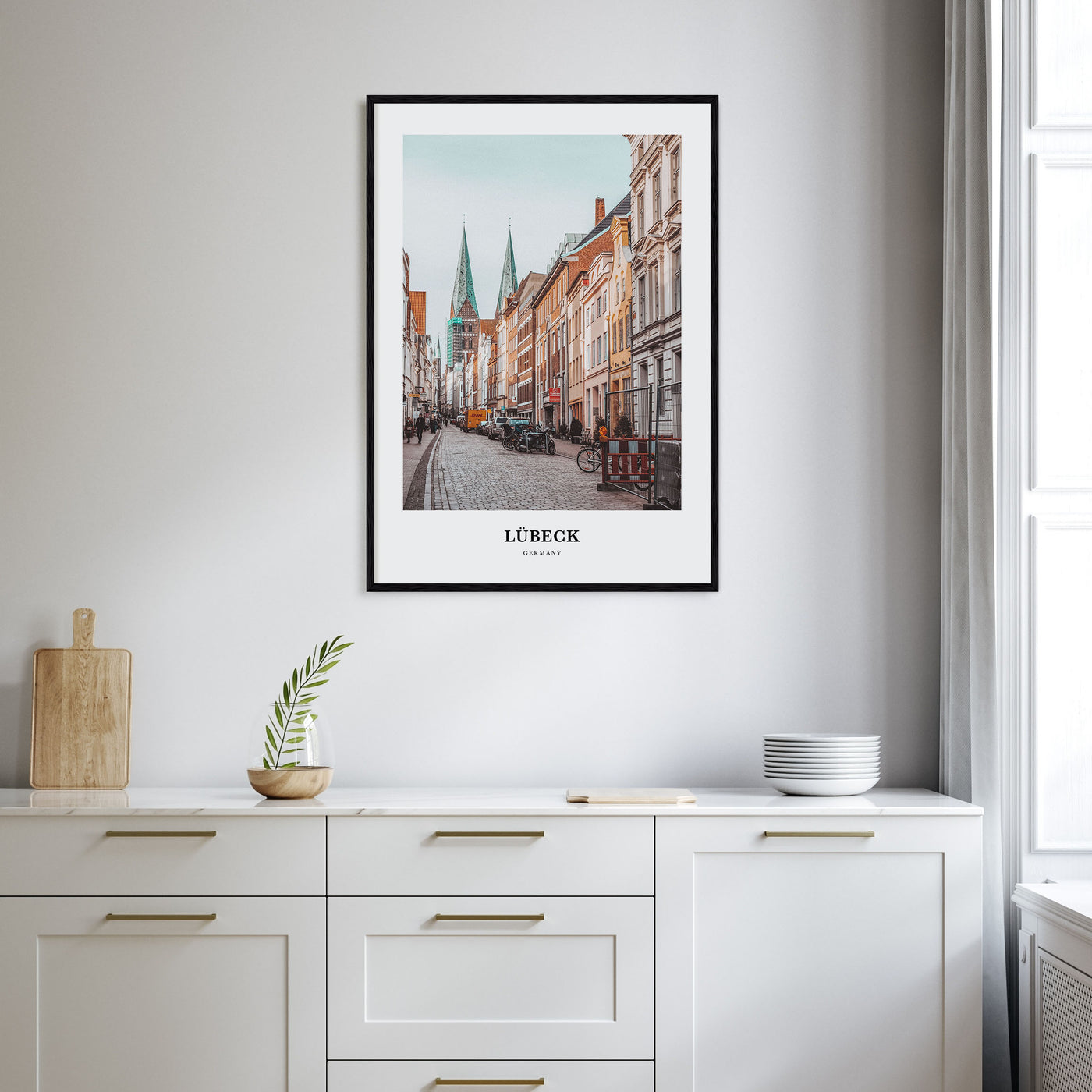 Lübeck Portrait Color Poster