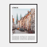 Lübeck Travel Color Poster