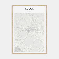 Lucca Map Portrait Poster