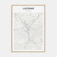 Lucerne Map Portrait Poster