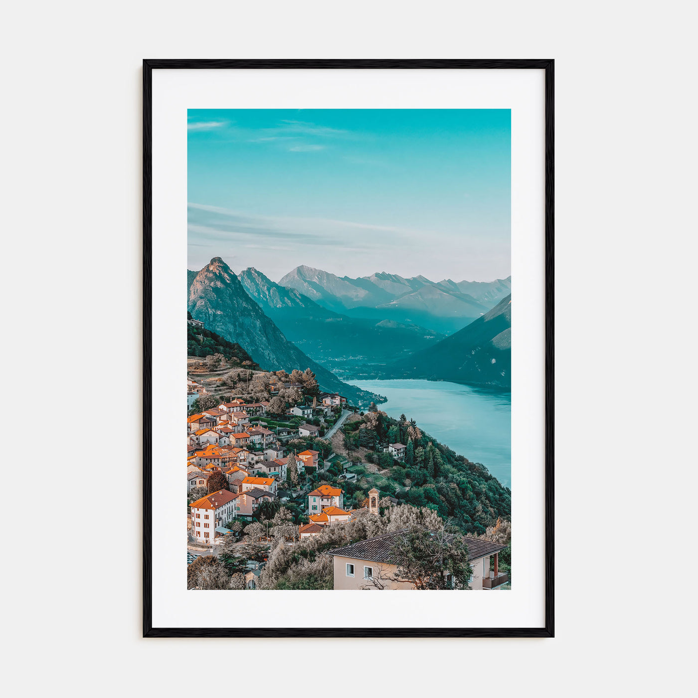 Lugano Photo Color Poster