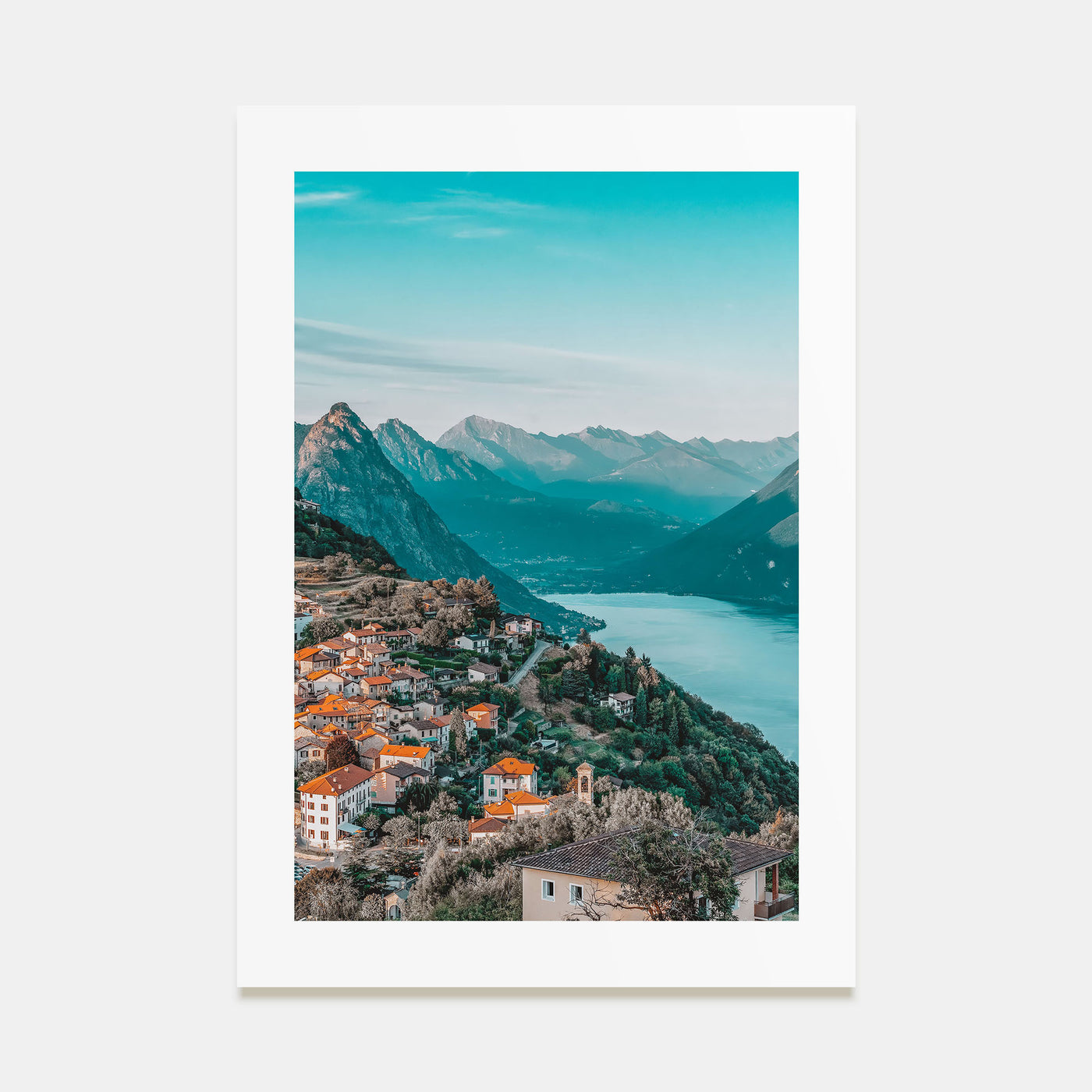 Lugano Photo Color Poster