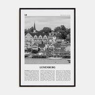 Lunenburg Travel B&W Poster