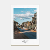 Lusaka Portrait Color Poster