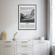 Lusaka Travel B&W Poster