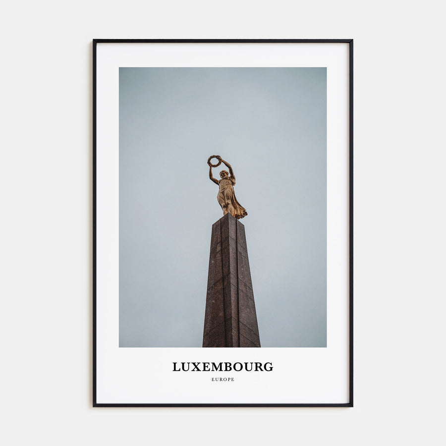 Luxembourg Portrait Color Poster