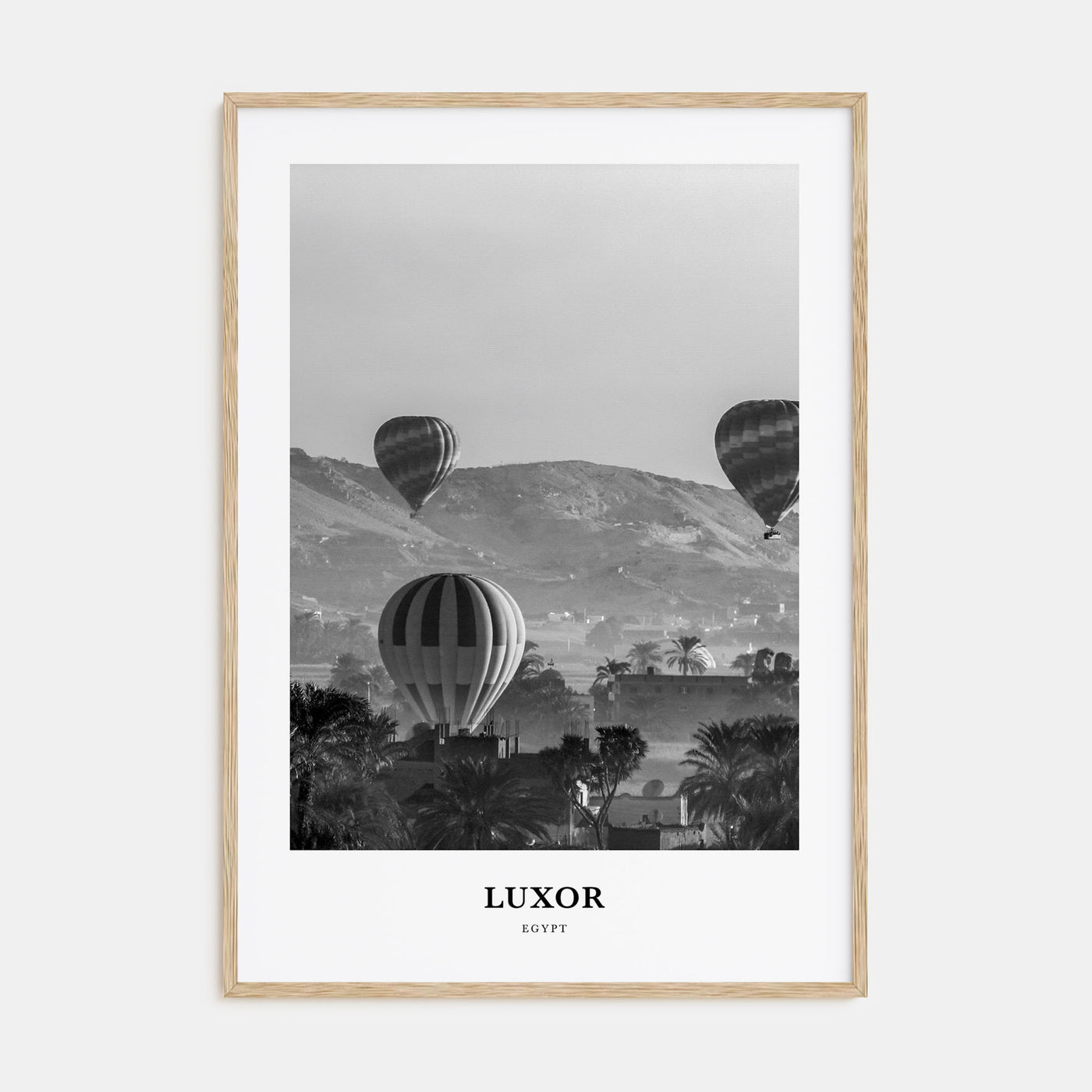 Luxor Portrait B&W Poster