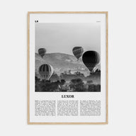 Luxor Travel B&W Poster