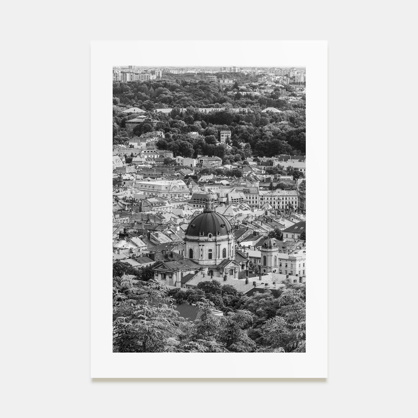 Lviv Photo B&W Poster