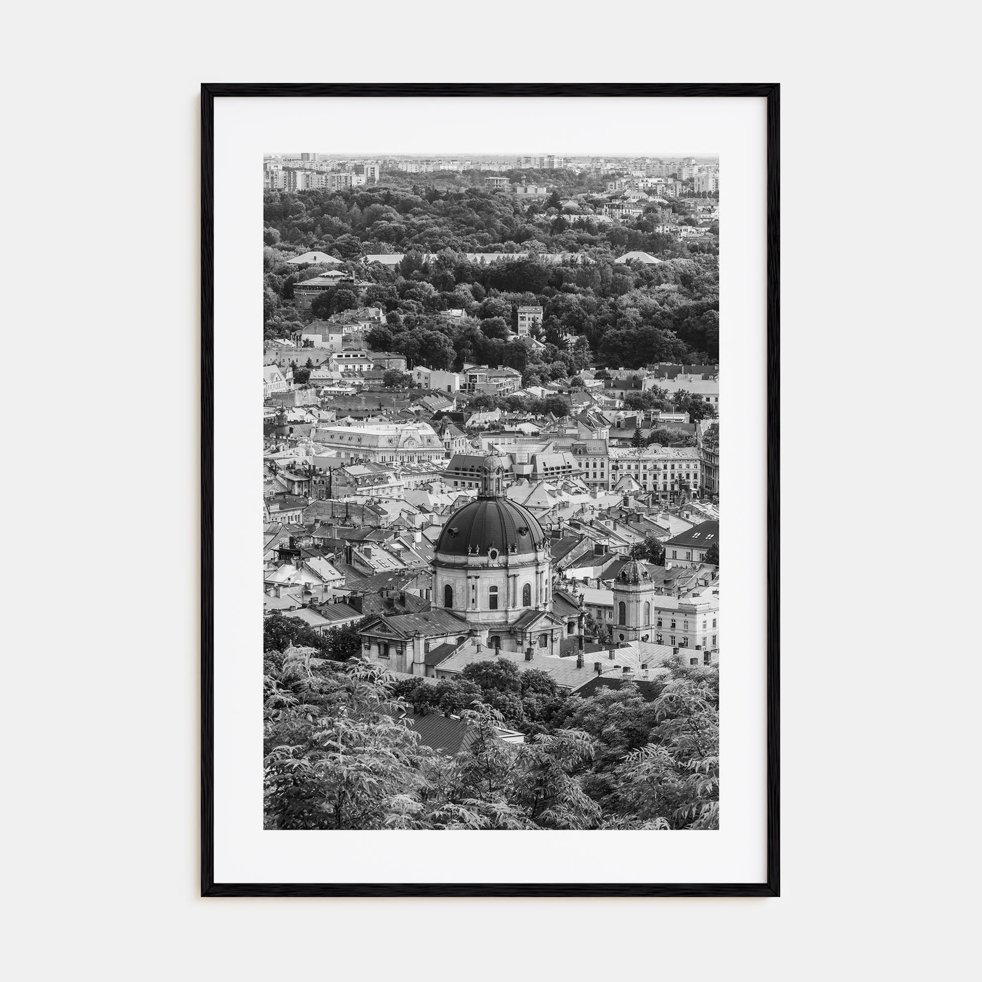 Lviv Photo B&W Poster