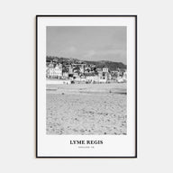 Lyme Regis Portrait B&W Poster