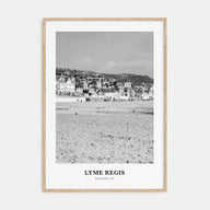 Lyme Regis Portrait B&W Poster