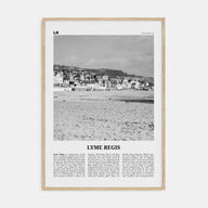 Lyme Regis Travel B&W Poster