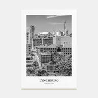 Lynchburg Portrait B&W Poster