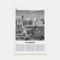 Lynchburg Travel B&W Poster