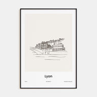 Lyon Drawn Poster