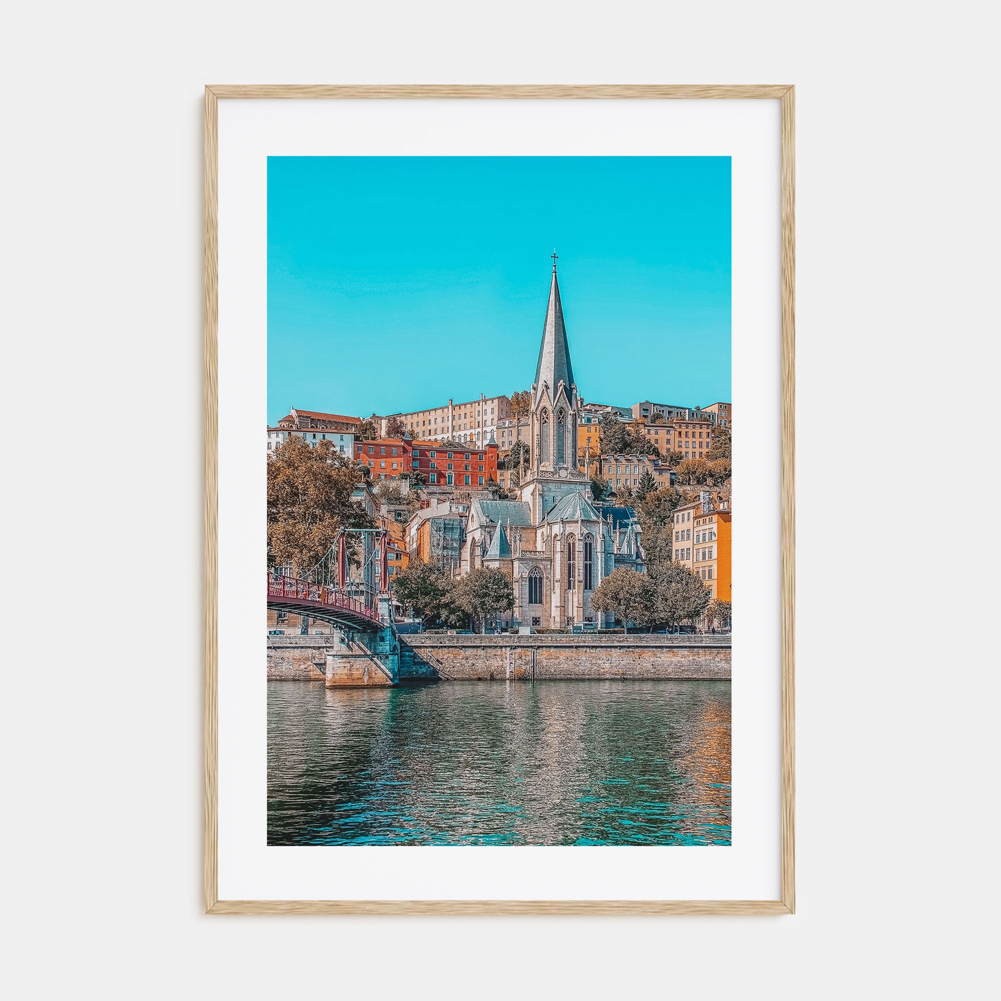 Lyon Photo Color Poster