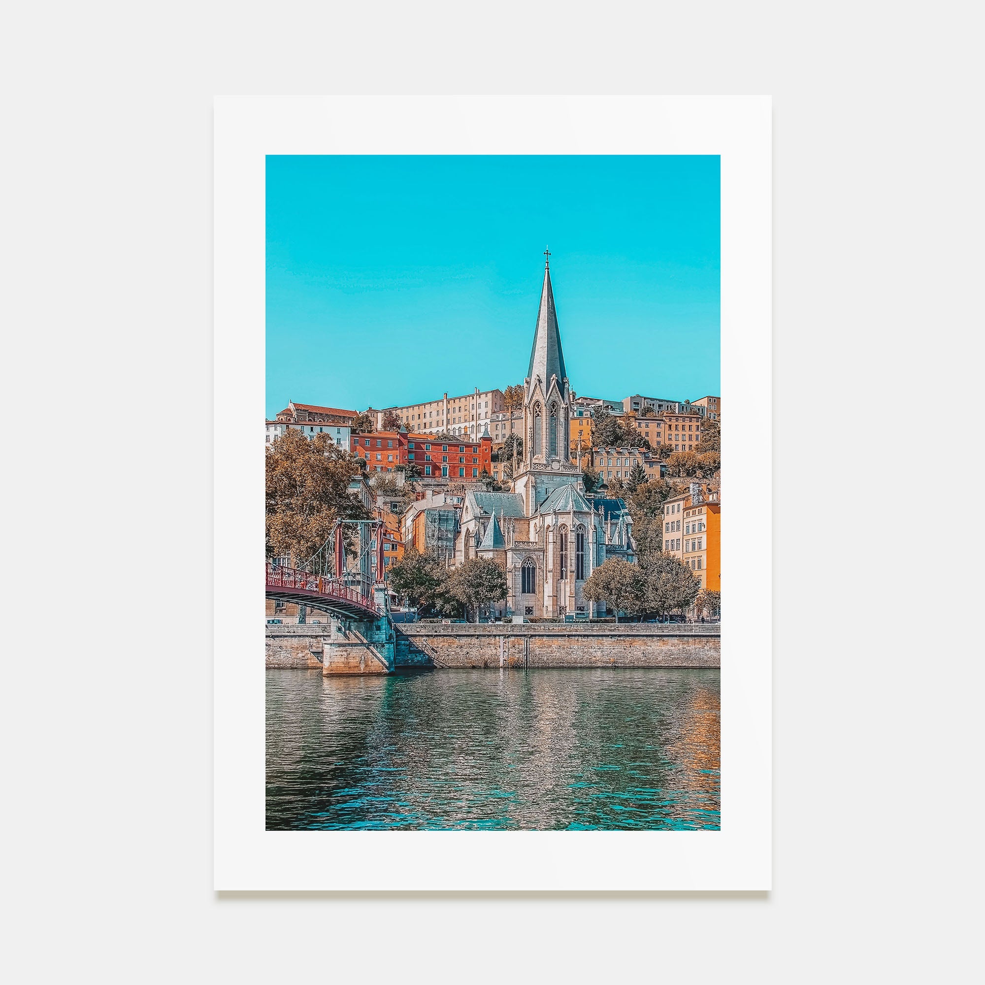 Lyon Photo Color Poster