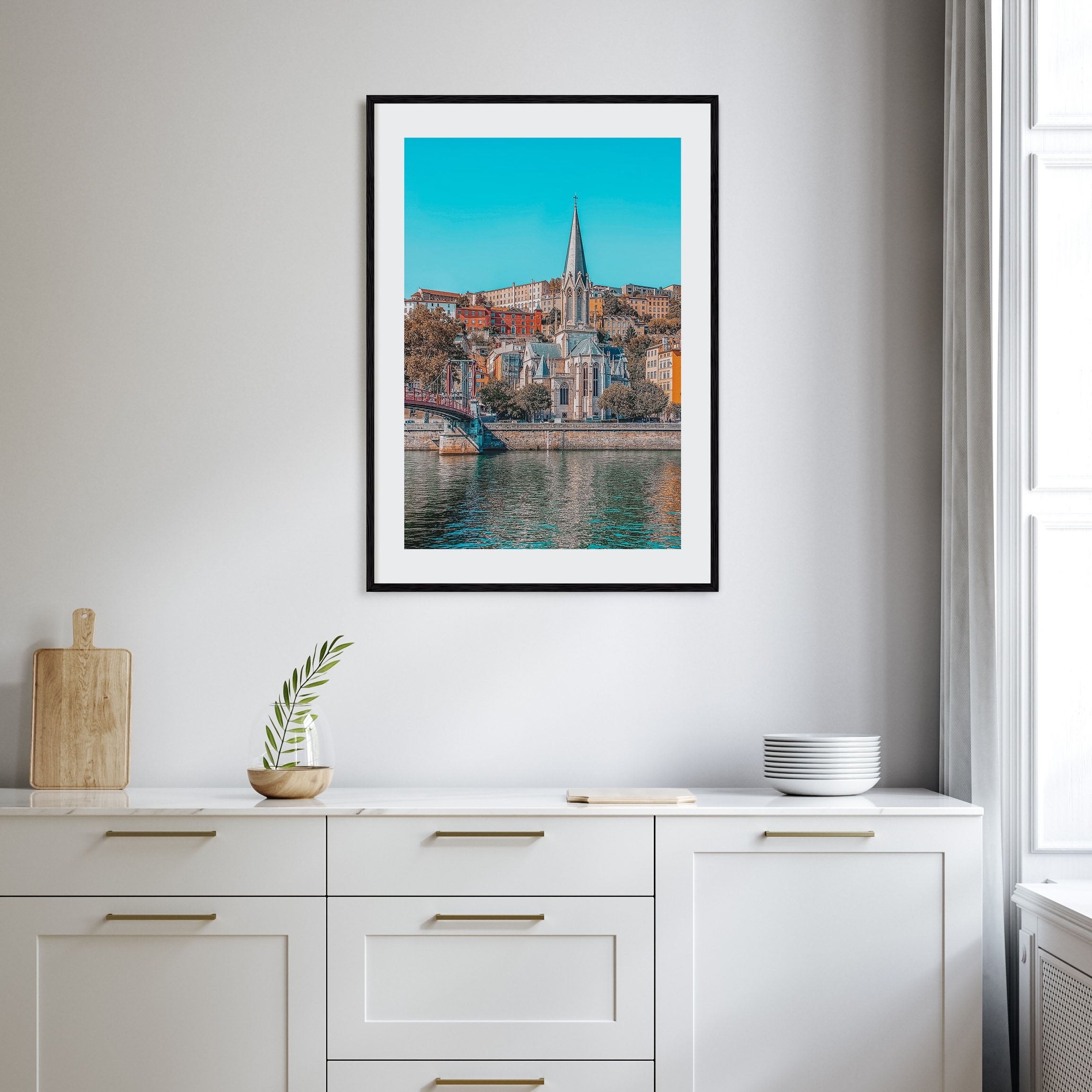 Lyon Photo Color Poster