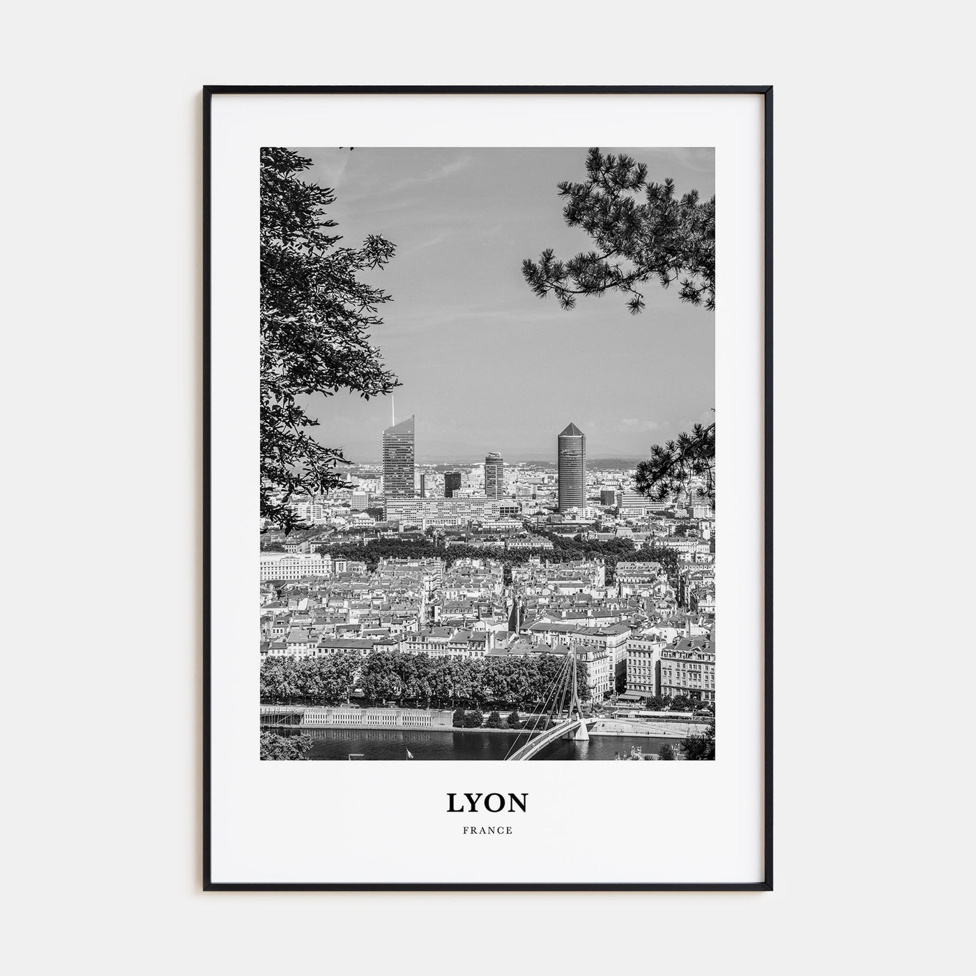 Lyon Portrait B&W No 1 Poster