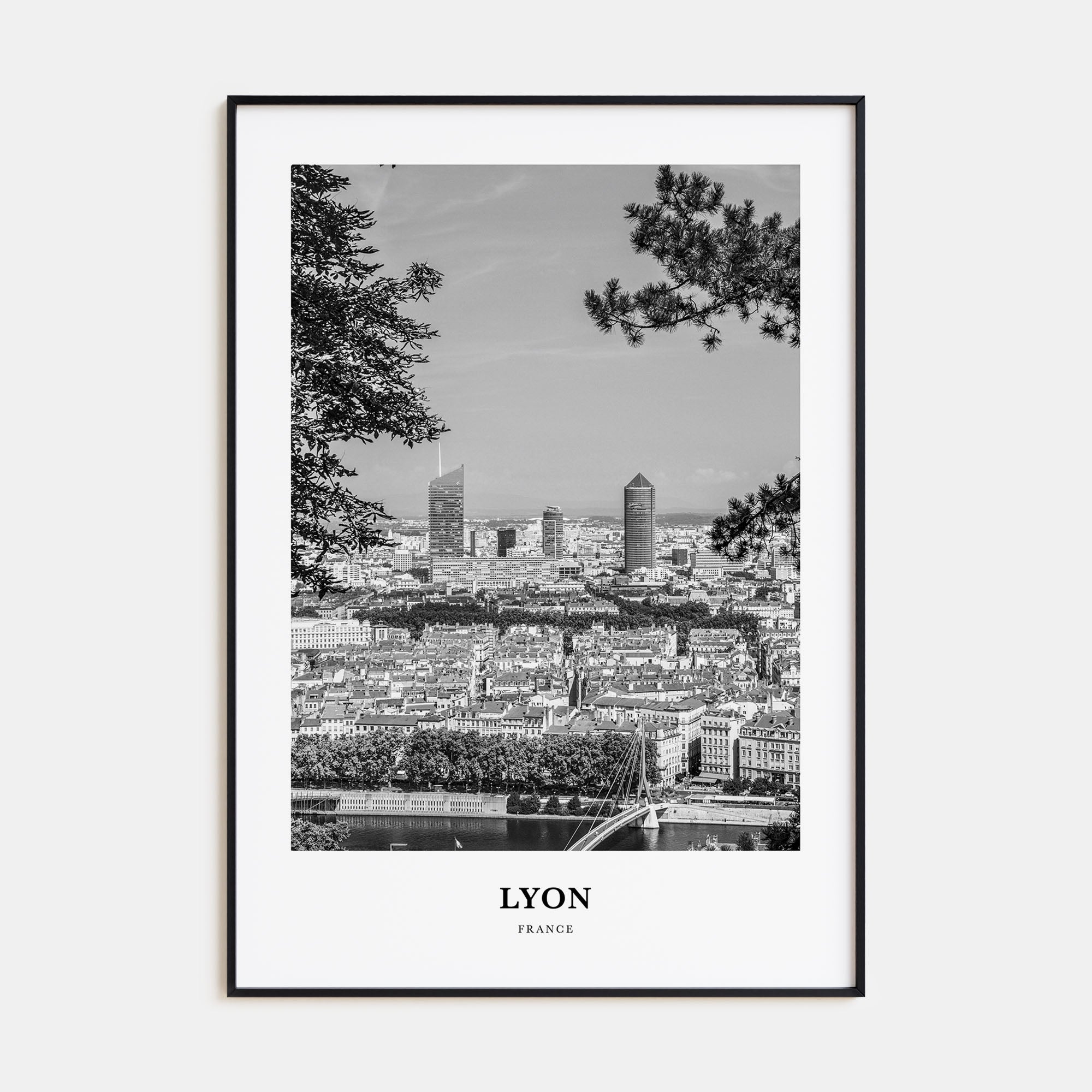 Lyon Portrait B&W No 1 Poster