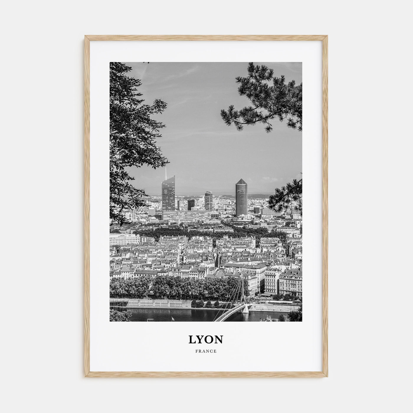 Lyon Portrait B&W No 1 Poster