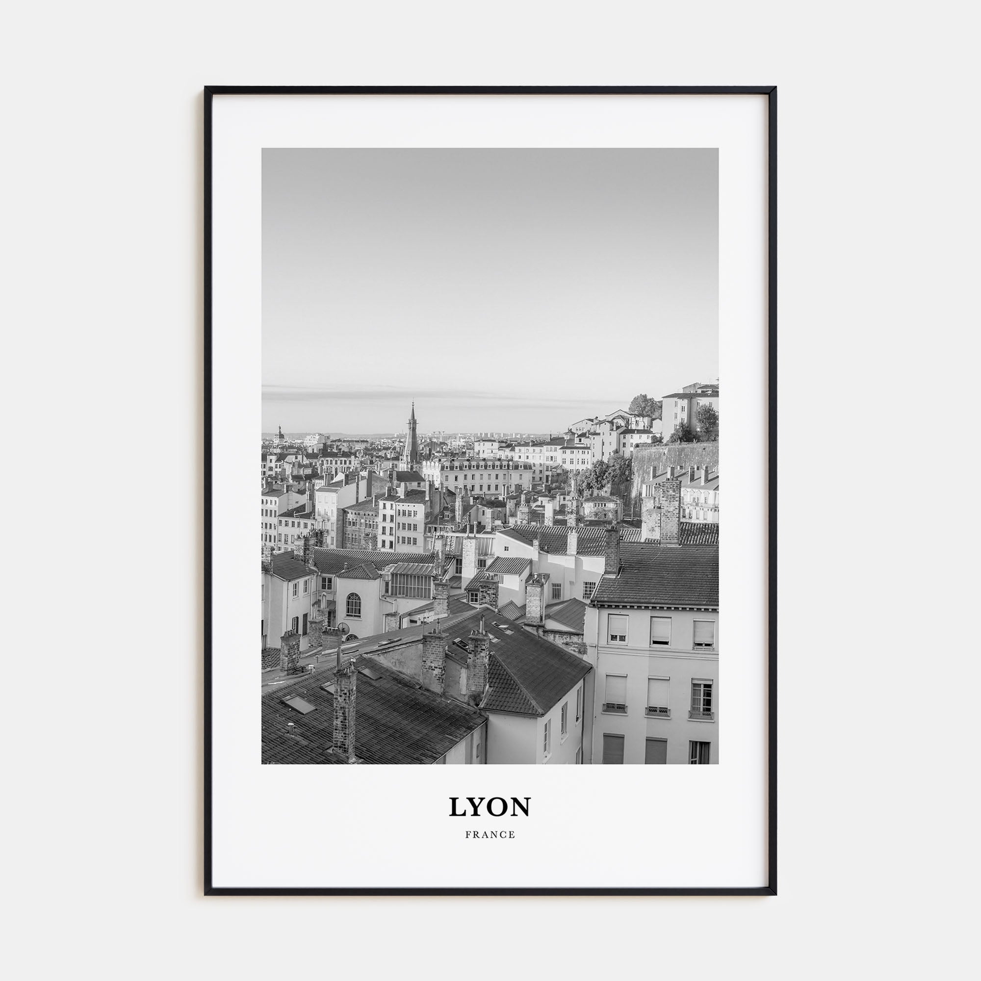 Lyon Portrait B&W No 2 Poster