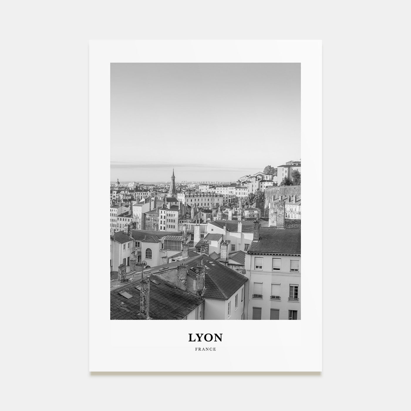 Lyon Portrait B&W No 2 Poster