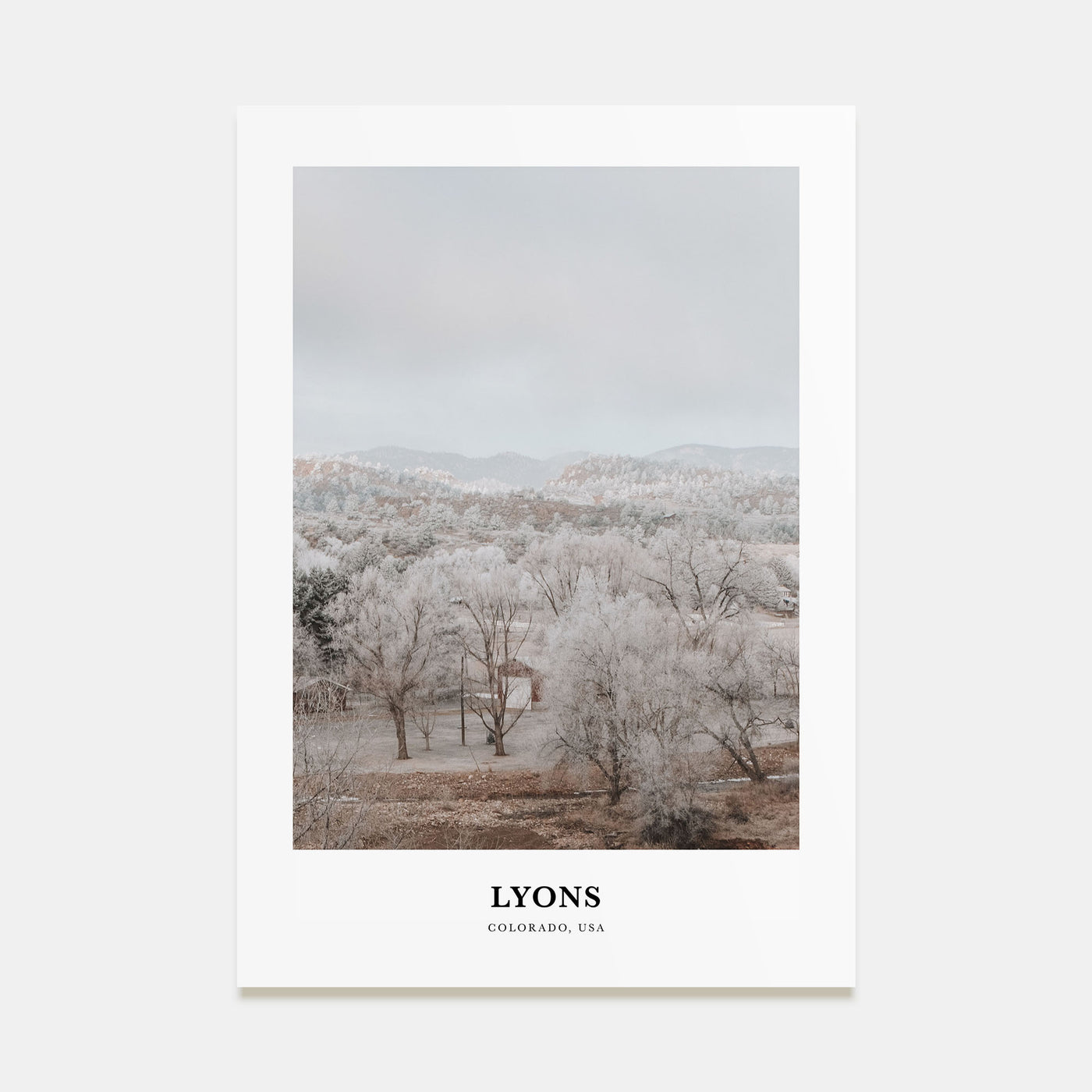 Lyons Portrait Color Poster