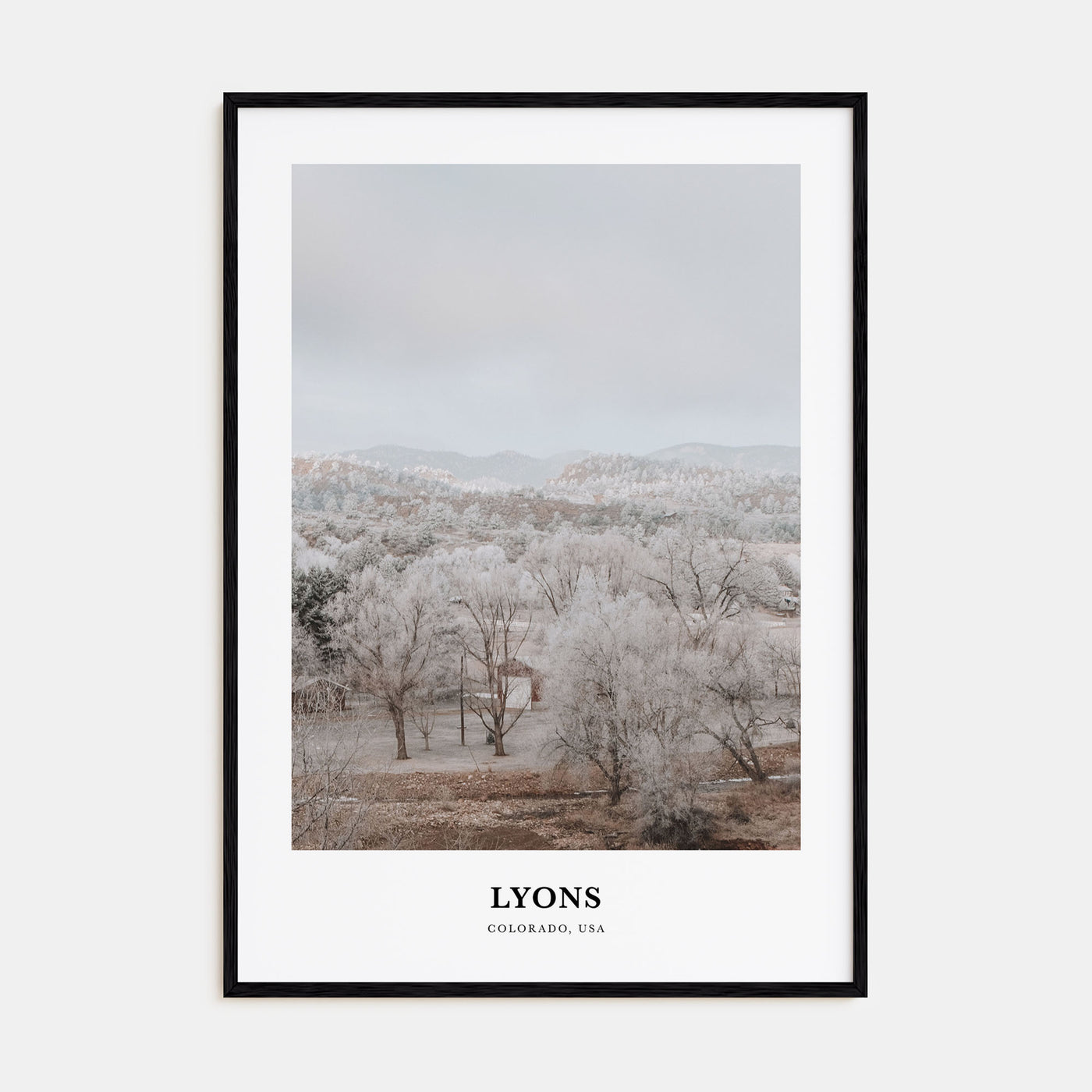 Lyons Portrait Color Poster