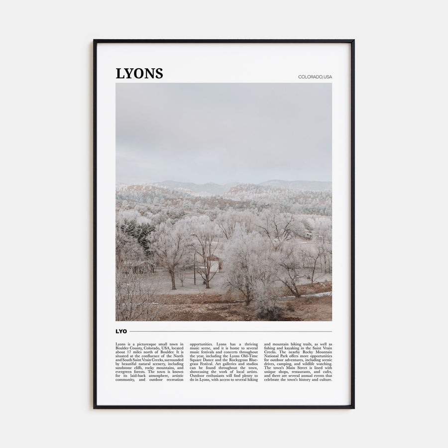 Lyons Travel Color Poster