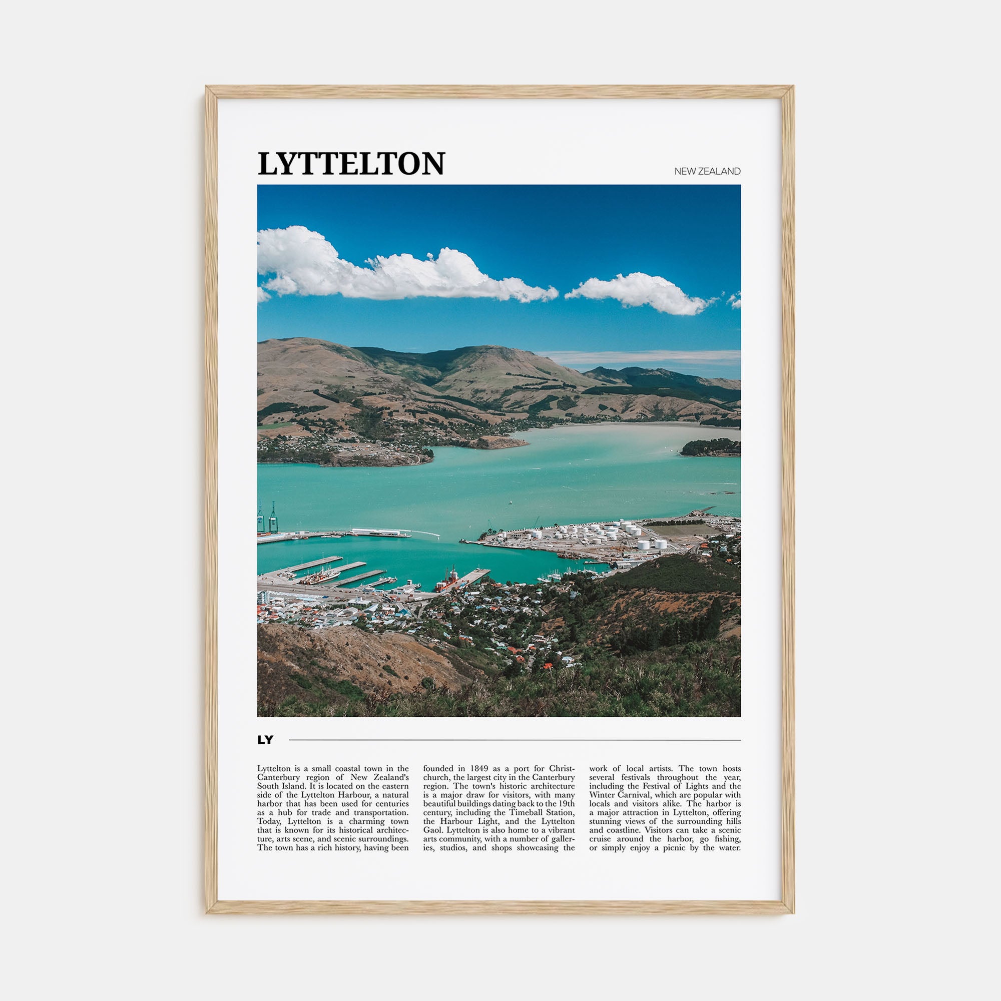 Lyttelton Travel Color Poster