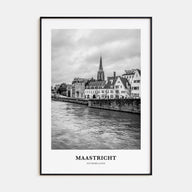 Maastricht Portrait B&W Poster