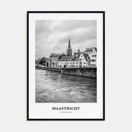 Maastricht Portrait B&W Poster