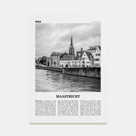 Maastricht Travel B&W Poster