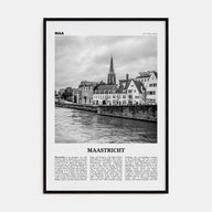 Maastricht Travel B&W Poster