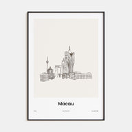 Macau Drawn Poster