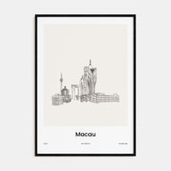 Macau Drawn Poster