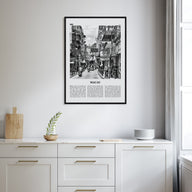 Macau Travel B&W Poster