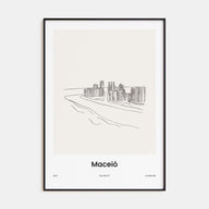Maceió Drawn Poster