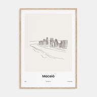 Maceió Drawn Poster