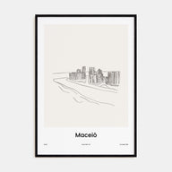 Maceió Drawn Poster