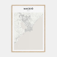 Maceió Map Portrait Poster