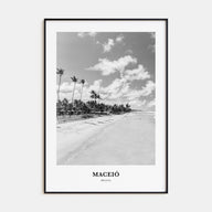 Maceió Portrait B&W Poster