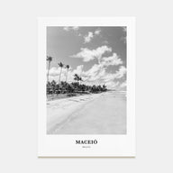 Maceió Portrait B&W Poster