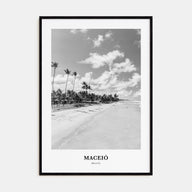 Maceió Portrait B&W Poster